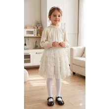 Çikoby Kız Çocuk Dantelli Tütü Etek CKB-50417