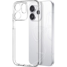 Prolysus Oppo RENO15 Pro Mini 5g Kılıf Kamera Korumalı Şeffaf Yumuşak Silikon Kılıf