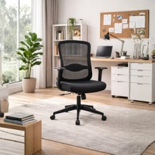 Adore Mobilya Ready Ergonomik Çalışma Koltuğu File/siyah 64X99-109X66 cm
