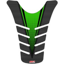 GP Kompozit Kawasaki ZX-6R 2009-2017 Uyumlu Tank Pad Yeşil