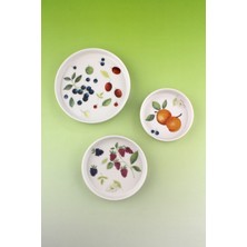 Bursa Porselen Dekor Berries 3 Boy Porselen Tabak Seti