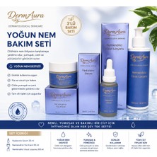 DermAura Premium Leke ve Aydınlatıcı Bakım Seti | C Vitamini Serum, Niacinamide Serum ve Nemlendirici Yüz Kremi ile 3 Adımlı Cilt Bakımı