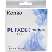 Kenko 55MM Pl Fader ND3-ND400 Variable Nd Filtre