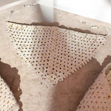 Öykücanbu El Işçiliği Renkli Payetli Bandana