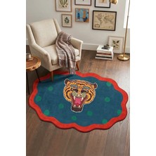Chilai Home Shaleo Makinede Yıkanabilir Kaymaz Taban Leke Tutmaz Dijital Salon Halısı Mutfak Halısı ve Yolluk