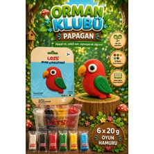 Let's Mini Changelle 5 Renk Orman Kulübü Papağan Oyun Hamuru 120G