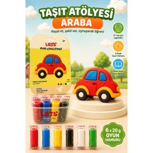 Let's Mini Changelle 5 Renk Taşıt Atölyesi Araba Oyun Hamuru 120G