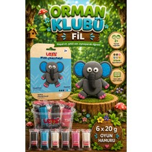 Let's Mini Changelle 5 Renk Orman Kulübü Fil Oyun Hamuru 120G