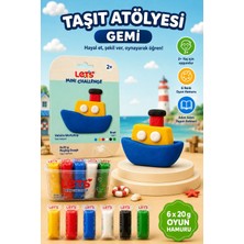 Let's Mini Changelle 5 Renk Taşıt Atölyesi Gemi Oyun Hamuru 120G