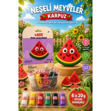 Let's Mini Changelle 5 Renk Neşeli Meyveler Karpuz Oyun Hamuru 120G