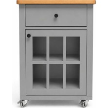 Dipole Furniture Movin Mat Lake Gri (RAL-7037) Servant Mobilyası