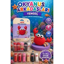 Let's Mini Changelle 5 Renk Okyanus Arkadaşları Yengeç Oyun Hamuru 120G