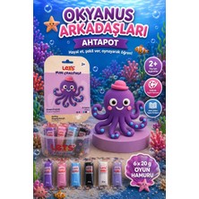 Let's Mini Changelle 5 Renk Okyanus Arkadaşları Ahtapot Oyun Hamuru 120G