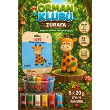 Let's Mini Changelle 5 Renk Orman Kulübü Zürafa Oyun Hamuru 120G