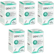 Denflor Probiyotik 10 Kapsül - 5'li Paket Türkiye Menşeli İçerik Bilgisiyle Sağlıklı Destek