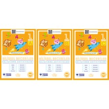 Curious & Genius Pat Yayınları Bilişsel Beceriler Geliştirme Aktiviteleri 1.Sınıf Seti 6 - 8 Yaş Kolektif Yazar