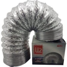 Ünlüler Telli  Aspiratör Davlumbaz Borusu 2 Metre Metal Özellikli Hırdavat Ürünü Küçük El Kutusu