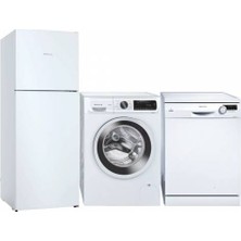Profilo 1295906452958  3'lü Çeyiz Paketi Beyaz Renk Buzdolabı BD2155WFNN Çamaşır Makinesi CGA141XTR