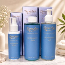 DermAura Premium Günlük Cilt Bakım Seti | Temizleme, Tonik ve Spf 50+ Güneş Koruması ile 3 Adımlı Bakım Rutini