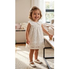 Çikoby Kız Bebek Yaka Elbise CKB-500556