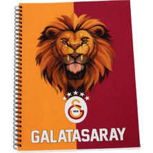 Galatasaray A5 Lentıcular Okul Defteri Spiralli 80 Yaprak Çizgili 50429