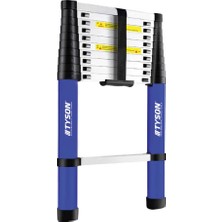 Tyson Pro Series Alüminyum Teleskopik Merdiven 260 cm 9 Basamak 150 kg Kapasiteli - TYS9145