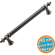 Nzb Antik Nikel Metal Mobilya Mutfak Çekmece Dolap Dolabı Kulbu Kulpu Kulpları (192 mm  19.2 Cm)