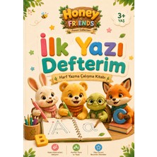 Papelia Honey & Friends Ilk Yazı Defterim Harf Yazma Çalışma Kitabı – Ingilizce Alfabe 3+ Yaş