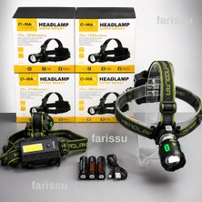 farissu Q-Max PS-T2210 35W 3500 Lümen Kafa Lambası 3 Adet Yedek Pilli