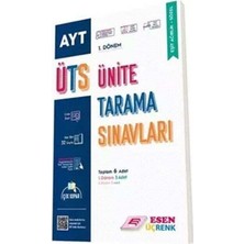 Esen Yayınları 2022 Üçrenk AYT Eşit Ağırlık Sözel Ünite Tarama Sı