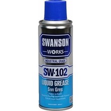 Swanson Works 400 ml Sıvı Gres Tüm Yüzeylerde Kullanıma Uygun Yüksek Isıya Dayanıklı Yağ