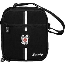 Beşiktaş Emprime Baskı Detaylı Kanvas Beslenme Çantası 26381