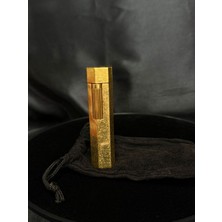 UltraMint Gold Metal Tasarımlı Premium Benzinli Çakmak, Şık ve Hediye Seçeneği