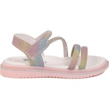Ayk's Gökkuşağı Hafif Ortopedik Taban Çocuk Sandalet 26A94 P