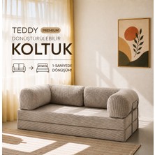 Rozalina Concept Aktivite Koltuğu - Sünger Koltuk -Yatak -Kanepe- Legom- 100X200 -Fitilli Kadife Kumaş