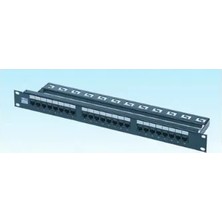 HCS 24 Port Cat6 Utp Patch Panel Dolu
