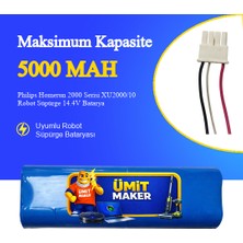 Ümit Maker Philips Homerun 2000 Serisi XU2000/10 Robot Süpürge 5000 Mah Batarya