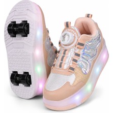 Tuğba Ortopedi 002 Çocuk Işıklı Tekerlekli Sneaker