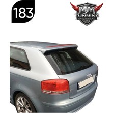 MM Tunning Mmtunning Audi A3 8p (2004-12) 2kapı Coupe Spoiler (Boyasız Gönderilecektir)