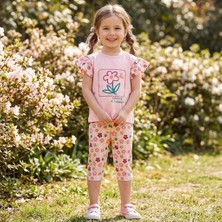 Erca Home Tekstil Ürünleri Flowers Baskılı Kız Bebek Takım 6 Ay,18 Ay,9 Ay,12 Ay Kız