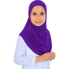Modish Group Kız Çocuk Hazır Başörtüsü Pratik Penye Şal Tesettür Giyim