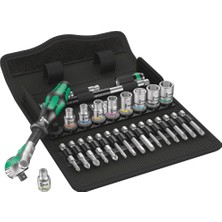 Wera 8100 Sa 6 Zyklop Cırcırlı Lokma Bits Set 1/4" 05004016001 6 Parça Dayanıklı Tasarım