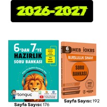 Tonguç Akademi 6\'dan 7\'ye Hazırlık Kitabı + 6. Sınıf Bursluluk Deneme Sınavı