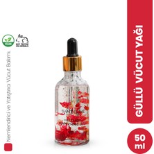 Santelive Gül Özlü Nemlendirici Yumuşatıcı Vücut Yağı Kuru Hassas Ciltler Doğal 50 ml