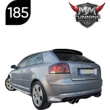 MM Tunning Mmtunning Audi A3 8p 2kapı Coupe Arka Tampon Eki (Boyasız Gönderilecektir)