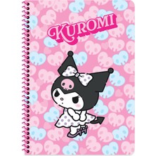Keskin Color Kuromi A4 80 Yp Çizgili Spr.karton Kapak Defter - Pembe
