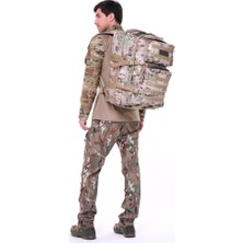 Single Sword 60 L Su Geçirmez Outdoor Taktik Dağcı&kamp Çantası - Renk: Puma Black-Multicolor - Beden: Standart