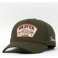 Braver Outdoors Nakışlı Gabardin Şapka