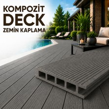 Fixer DECK-ER Wpc Kompozit Deck Zemin Kaplama 50’li Set – Havuz Kenarı, Teras, Bahçe ve Dış Mekan Için Suya Dayanıklı Kompozit Zemin Kaplama