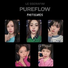 Kpop Dünyası Le Sserafım '' Pureflow '' Photocards Set Pob 1